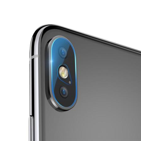 2-pack Iphone Xs Max Härdat Glas För Kamera Transparent