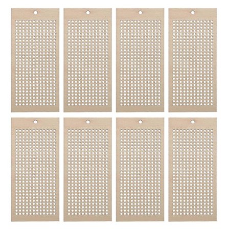 8 stk. Bokmerker i tre for brodering, DIY, blanke bokmerker i tre