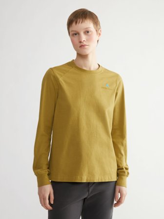 Klättermusen - Root Logo LS Tee Women's's - Meadow Green - Women's - M