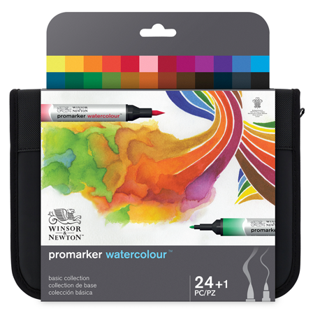 Promarker Watercolour Wallet 24-set