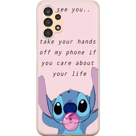 Kompatibelt Mobilskal till Samsung Samsung Galaxy A13 Stitch Lycka till