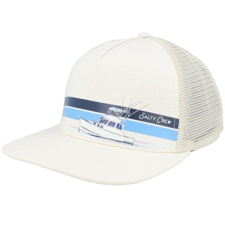 Salty Crew - Water Line Salt Trucker Beige Cap - @ Hatstore