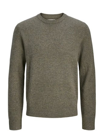 Jprblulambswool Knit Crew Neck Grey Jack & J S