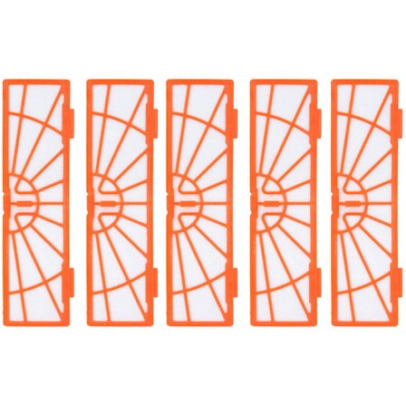 5 st ersättningsfilter för Neato Botvac D3 D5 D70 D75 D80 70E D85 dammsugare