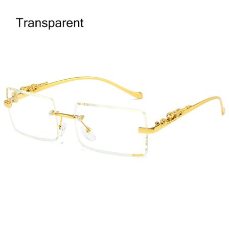 Rektangulære solbriller Ocean Lens solbriller TRANSPARENT