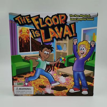 The Original The Floor is Lava! Spill av Endless Games - Interaktivt spill for barn og voksne - Fremmer fysisk aktivitet