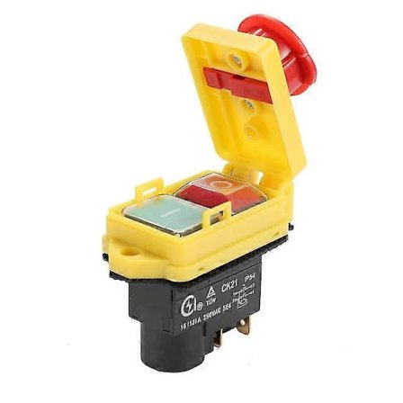 250 Volt Universal CK21D/250V Säkerhetsbrytare Nödbroms S-äker Avstängning Killer Vattentät och Dammtät Brytare Elektromagnetisk {DB}