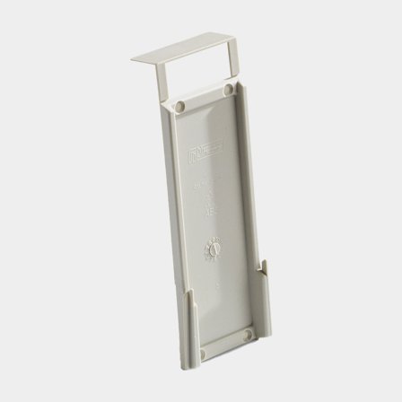 Holder til affaldssorteringsbeholder Nordiska Plast Återwinning ECO, lysegrå, 200 x 72 x 15 mm, passer til 7 & 12 liter