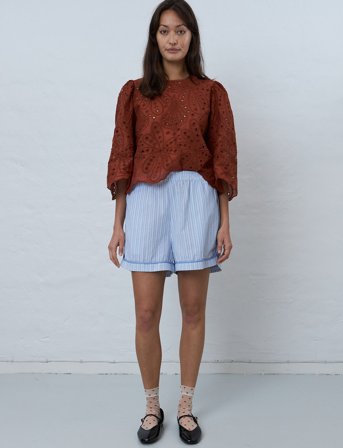 Stella Nova Cotton Pyjamas Shorts - Blue - 42