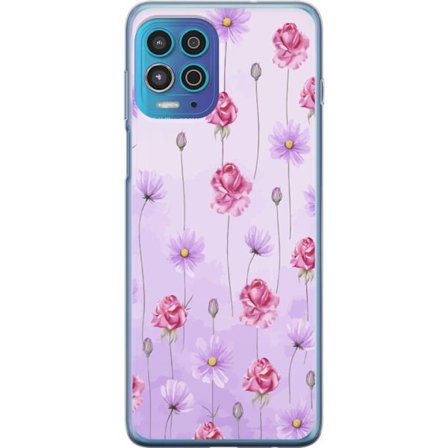 Kompatibelt Mobildeksel til Motorola Moto G100 Petal Reverie Lilac Mist