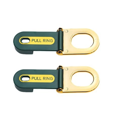 2STK Toalettlokk Løfter Toalettsete Håndtak GRØNN