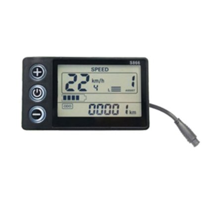 24v 36v 48v 60v Vandtæt Lcd Display S866 Controller Panel Instrumentbræt Elektrisk Cykel Display Til El