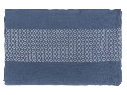 Tone Kroken Sengeteppe Le Petite Blå 160x220cm