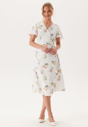 VILA-Vilovie S/S Wrap Midi Dress-36