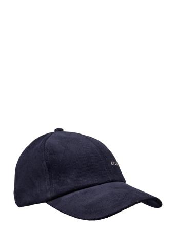 Cord Baseball Cap Accessories Headwear Caps Marineblå Lyle & Scott*Betinget Tilbud