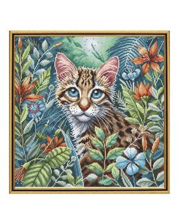 Broderikit Billede Killing i blom - AVA Stitch