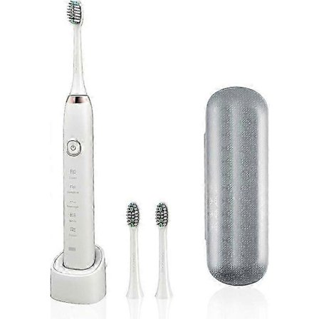 Sarmocare S100 Sonic Elektrisk Tandbørste USB Genopladelig Vandtæt med 8 Børstehoveder Tandpleje Rensesæt