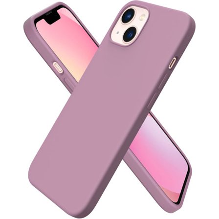 iPhone 13 Skal, Flytande Silikonskal för 6,1 tum iPhone 13, Ultratunt Skal, Fulltäckande Stötsäkert Skyddande Mjukt Skal