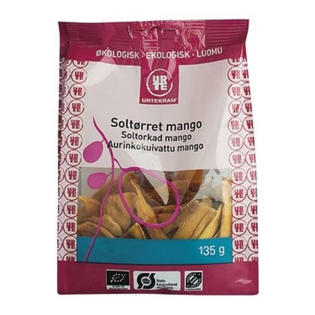 Urtekram Mango Ø 110 g, Helse & Madvarer, Tørret Frugt & Nødder, Tørret Frugt