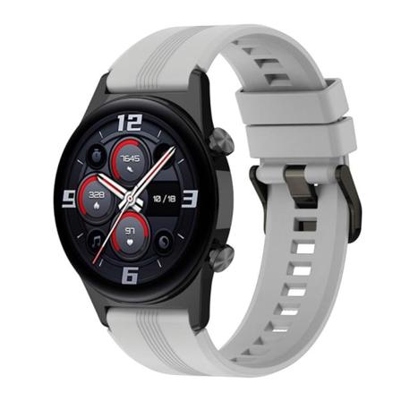 Honor Watch GS 3 klockarmband i silikon - Grå Silvergrå