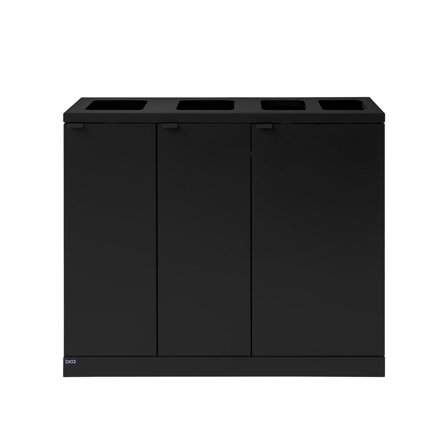 bica Avfallshantering 2x45L 2x65L svart - Lyreco - Städ och hygien - Avfallshantering och källsortering - Sortering och återvinning