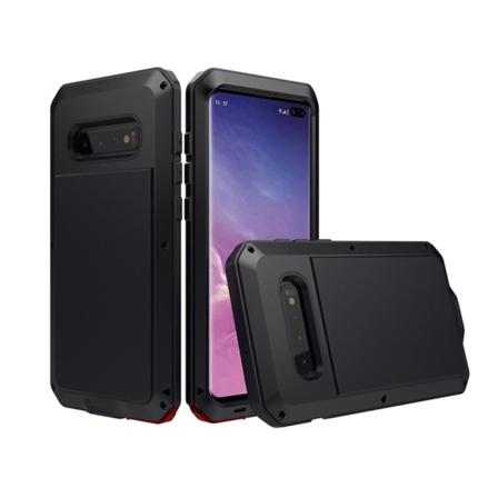 Samsung Galaxy S10 Plus - Skyddsfodral i Aluminium HEAVY DUTY Svart