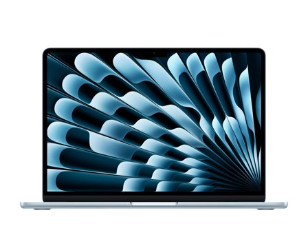 Apple MacBook Air 13.6" (March 2025), M4 chip, 10CPU/10GPU, 24GB RAM, 512GB SSD, Sky Blue