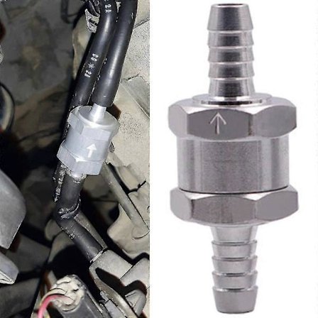 Universal drivstoff tilbakeslagsventil - Aluminiumlegering - Bensin Diesel Vann Drivstoffledning - Enveis Kvalitetsgåvor