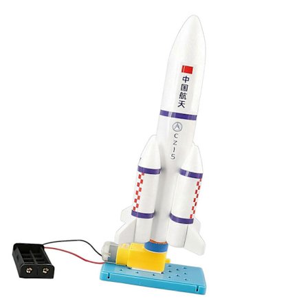 Morsom Romfartøy Modell Byggesett Montering Romfart Prosjektil Modell For Barn Student Oppmuntrer Tankeutvikling[D]