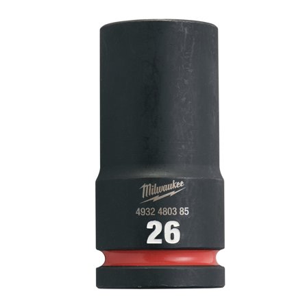 Milwaukee 4932480385 Krafthylse 3/4", SHOCKWAVE, dybde 26 mm, Håndværktøj