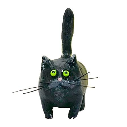 Handsnidade Kattminiatyrfigurer Hartsskulpturer Hänge