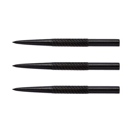 Red Dragon Specialist Dart Points - Black Spiral 32mm