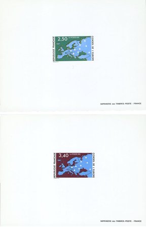 Frankrig 1991 - Tjenestemærker YT TS106-07 - Luksus prøvetryk