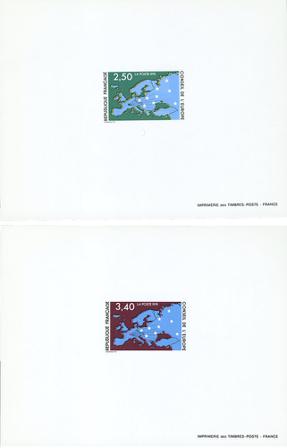 Frankrig 1991 - Tjenestemærker YT TS106-07 - Luksus prøvetryk