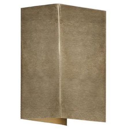 Konstsmide Cremona Seinävalaisin 2x3 W, LED, messinki, Valaistus