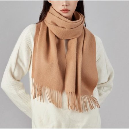 Villahuivi, lämmin talvihuivi, 100 % villahuivi, erittäin lämmin, 180*30 cm