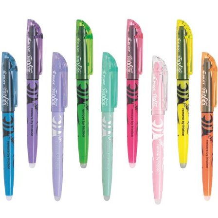 PILOT Överstrykningspenna Frixion Light 3,3mm, snedskuren spets med suddgummi, gul - Lyreco - Kontorsmaterial - Pennor - Överstrykningspennor