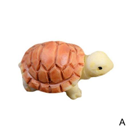 Ebhrdffa Resin Havssköldpadda Miniatyrfigurer Staty, Diy For Suc