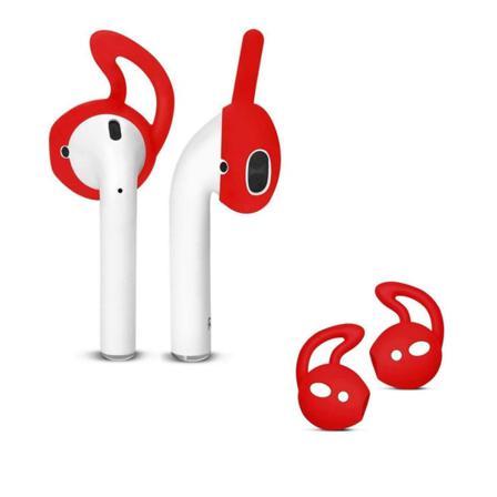 Silikonhakar Förappleairpods/earpodssoftcoversanti-slipanti-drop Röd