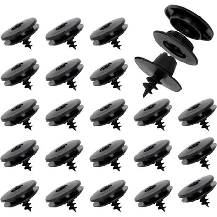 22 stk. bilmåtte fastspænde spænde bil fastgørelsesclips universelle bilmåtte fastgørelsesclips, universelle sorte bilgulvmåtte clips til køretøjer 