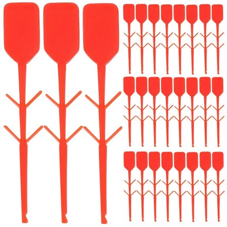 100 ST Säkerhetsförseglingar Manipuleringssäkra Självlåsande Etiketter Dragband Etiketter Brandsläckaretiketter Brandsäkerhets Dragstift 