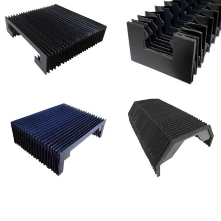 Tilpasset beskyttende dæksel skinne teleskopisk støv dæksel klud støvtæt vand bælg drejebænk maskine