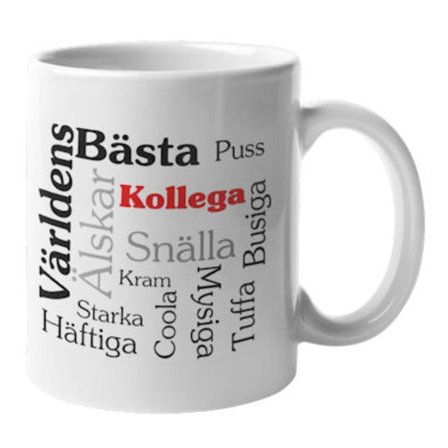 Mugg - Världens bästa kollega