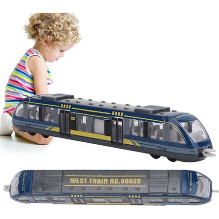 Simulering Højhastighedstog Legering Letbane Togmodel Biltog Pædagogisk Legetøj Til Børn Fødselsdagsgave Til