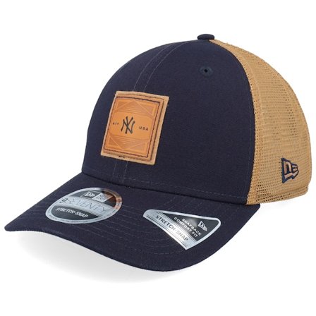 New Era - MLB Azul trucker Boné - New York Yankees 9SEVENTY Debossed Logo Navy Trucker @ Hatstore