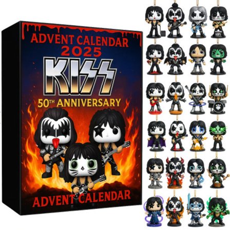 Julekalender Blindboks Akryl Juletre Dekorativt Anheng Kiss Adventskalender[GKS]