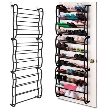 Vægmonteret Skostativ / Skohænger - Op til 36 par_jar