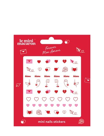 Le Mini Macaron Mini Nail Stickers - Multi/patterned - ONE SIZE