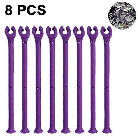 8 st Silikon Diskmaskinsfäste Silikon Glasställ Flexibelt Glasställ Diskmaskin Vinglas Skydd