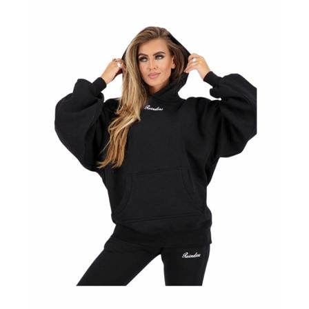 Reinders, Smoked Hoodie True Black Zwart, Dames, Maat:XS